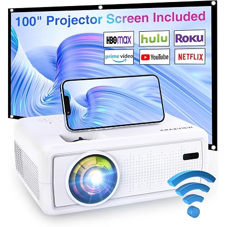 Bluetooth, 7500L Mini Projector 