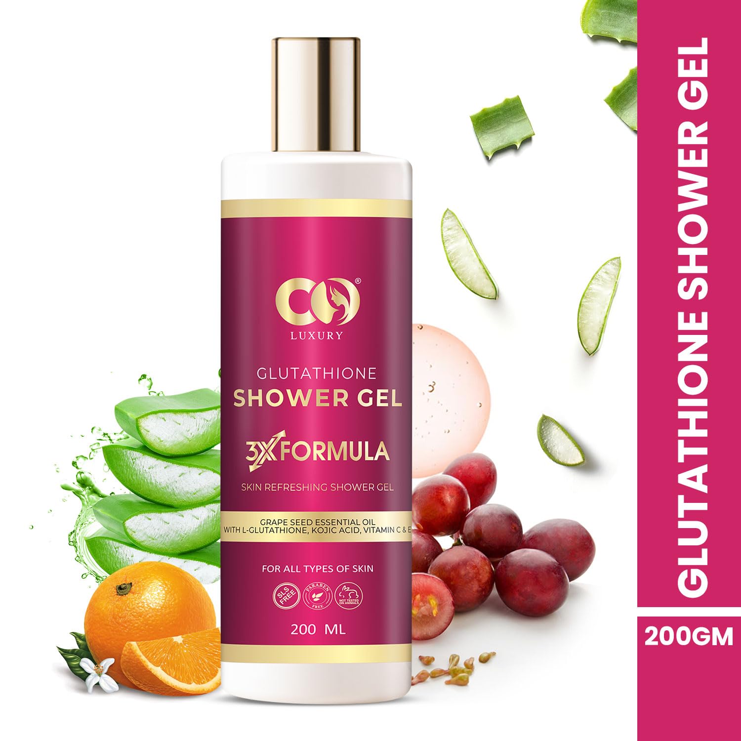 Co Luxury Glutathione Shower Gel With Kojic Acid And Vitamin | Desertcart Brunei Co Luxury Glutathione Shower Gel With Kojic Acid And Vitamin | Desertcart Brunei