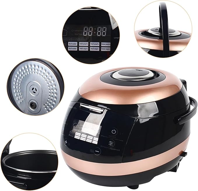 Olla Eléctrica Automática para Perlas de Tapioca 5L 900W con Panel Táctil miniatura 6