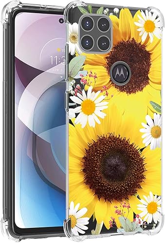 Miniatura 4 de Funda protectora de TPU transparente para Moto One 5G Ace, Motorola G 5G para niñas y mujeres, funda protectora de TPU transparente suave para