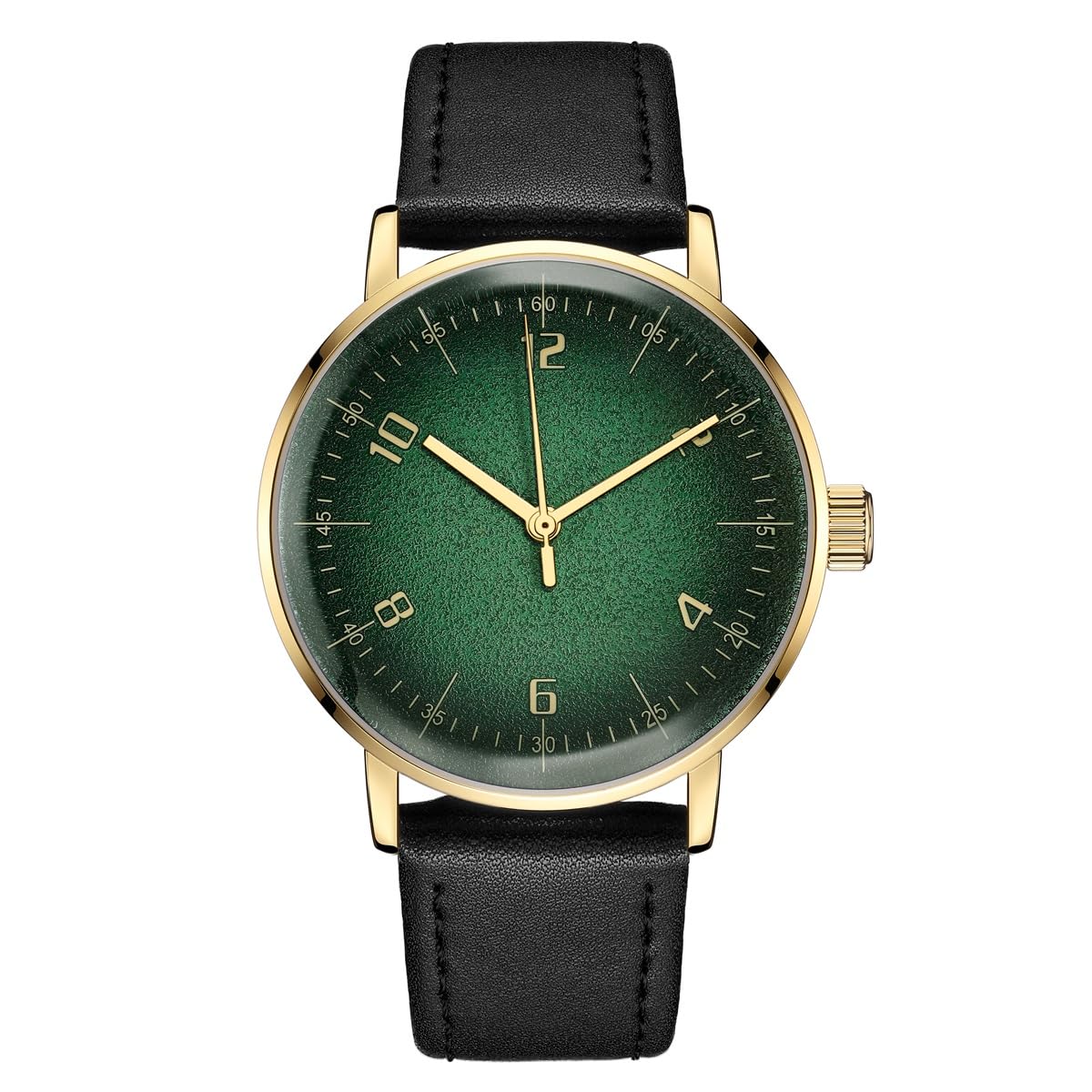 Boyarca Mechaniczny zegarek na rękę w stylu vintage z wypukłym szkłem do zegarka, swobodny i minimalistyczny ręcznie nakręcany mechaniczny zegarek dla mężczyzn i kobiet