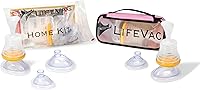 Vista 9 de LifeVac Kit combinado de viaje para el hogar y amarillo, dispositivo portátil de rescate de succión, kit de primeros auxilios para niños y adultos
