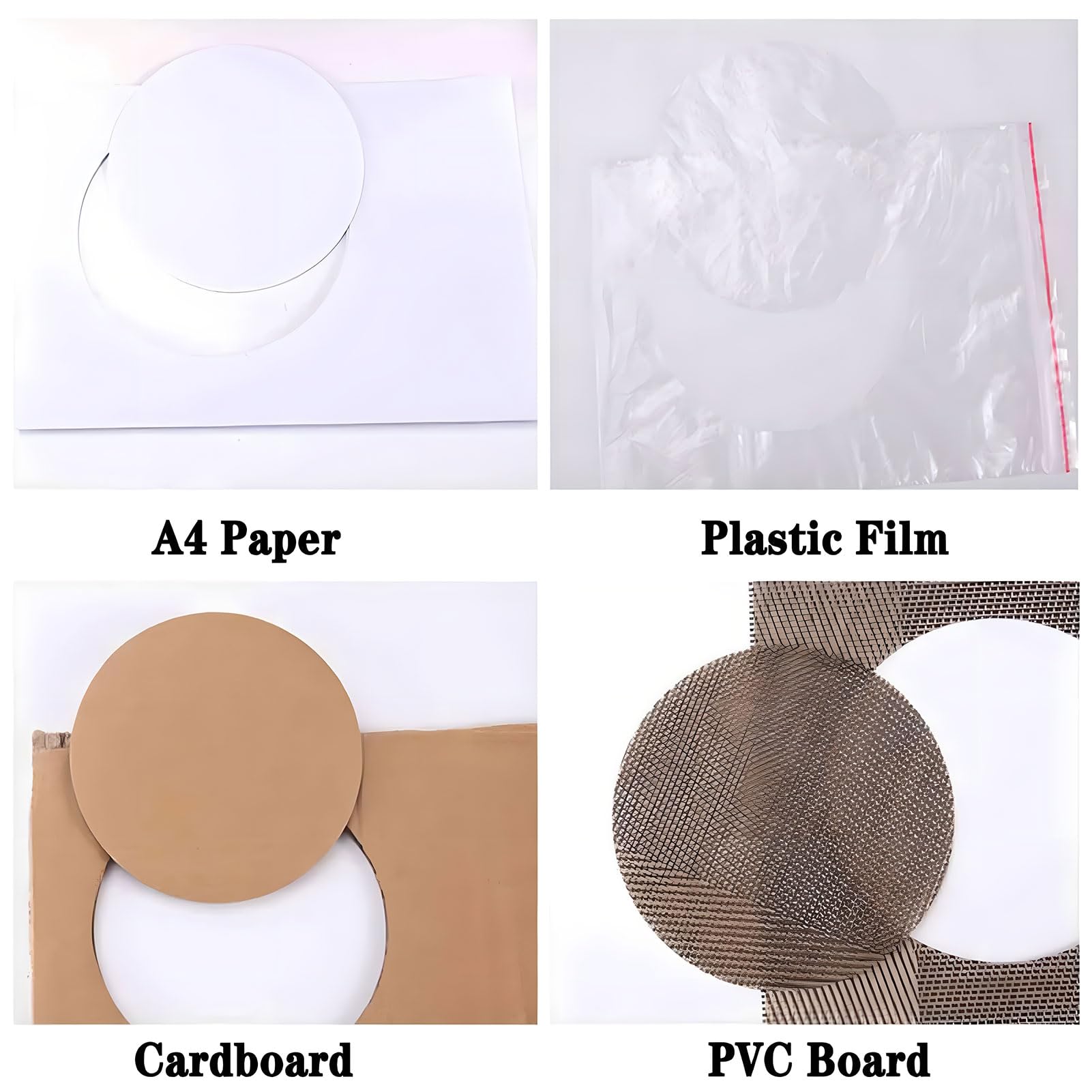 Cortador de muestras de Tela - Cuchilla Manual de presión de 100 cm² para alfombras, Papel, Espuma, Textiles y Cuero. Ideal para Cortes de precisión y proyectos de Manualidades.