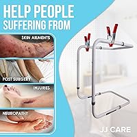 Vista 8 de JJ CARE Blanket Lifter with Clamps, Steel and Aluminum Blanket Lifter for Feet Support, Adjustable from 20” to 28”, Blanket Bars for Neuropathy