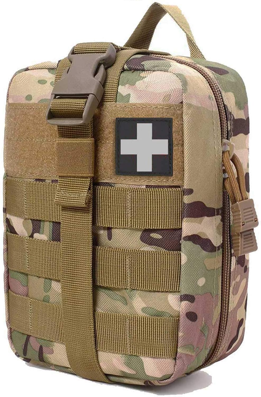 Molle Ifak Pouch Rip Away, Tactical First Aid Pouch Empty, Ifak Pouch Molle, Multicam Medical Pouches Military Duty Belt EMT Bag Only for Hiking Camping( OCP) : Sports & Outdoors