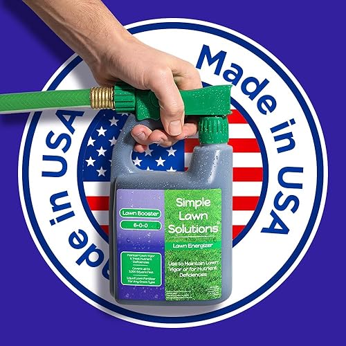 Miniatura 6 de Fertilizante para césped de grado comercial - reforzador de micronutrientes de césped con nitrógeno - fertilizante concentrado en spray de césped