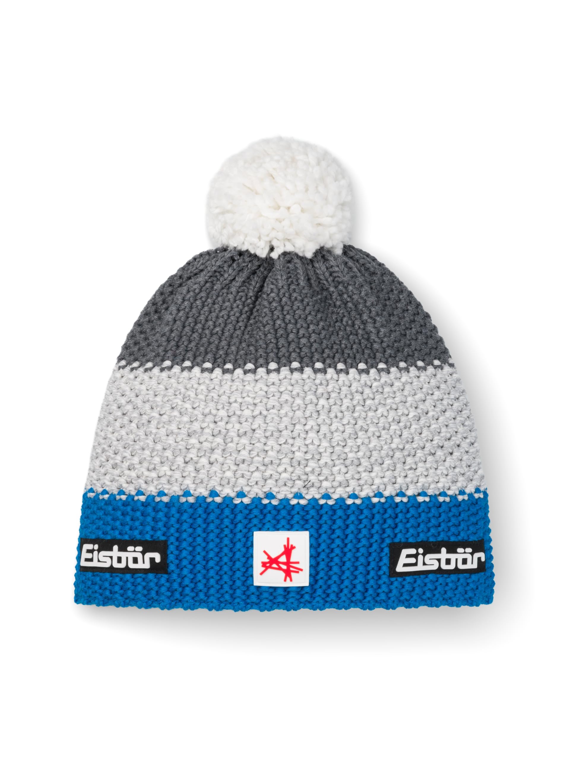 Eisbär Star Beanie with Bobble hat Knit (One Size - Navy)