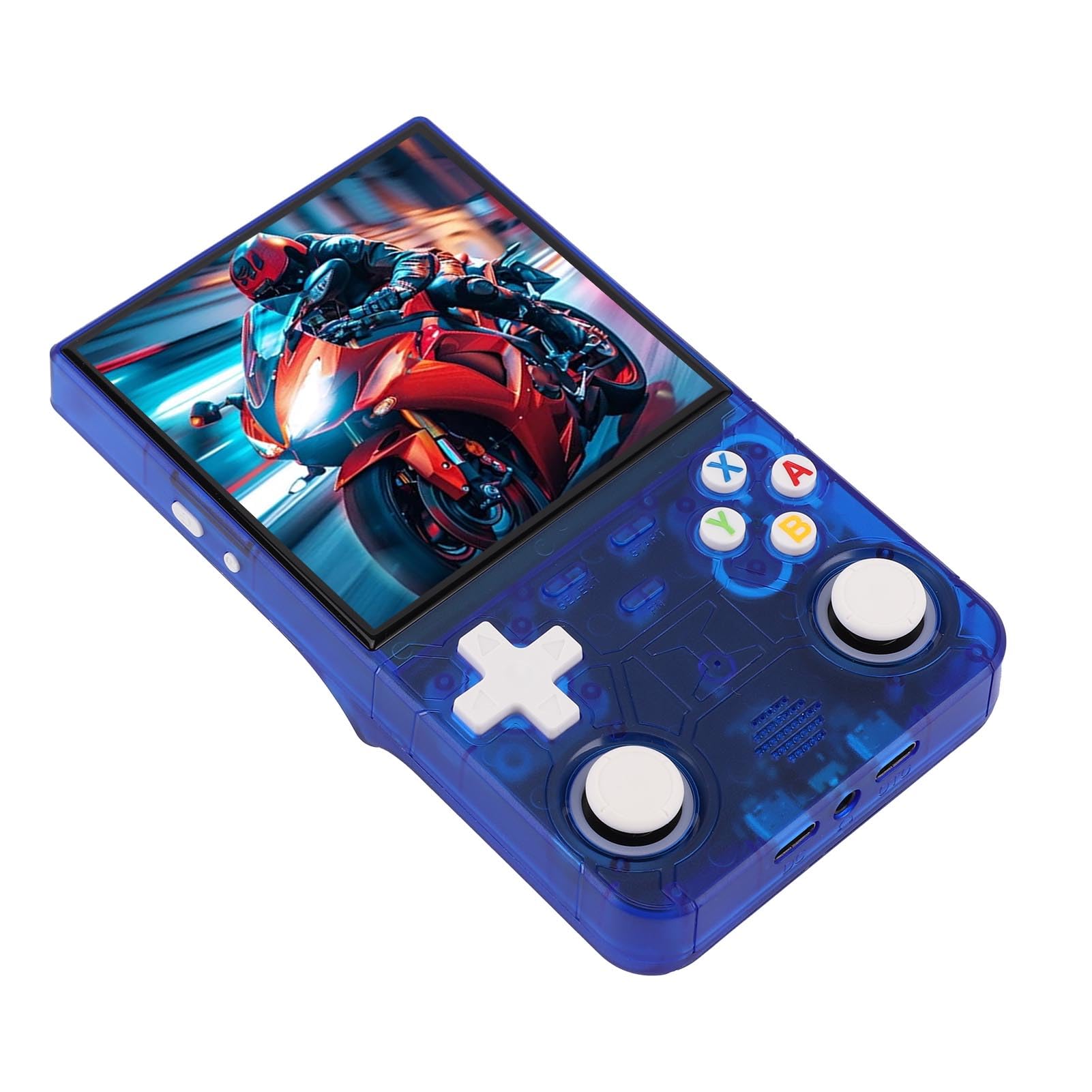Leftwei Console di Gioco Tascabile Portatile con Coinvolgente Display con Risoluzione 720x720 e Doppi Joystick per Giochi retrò in Movimento (128G)
