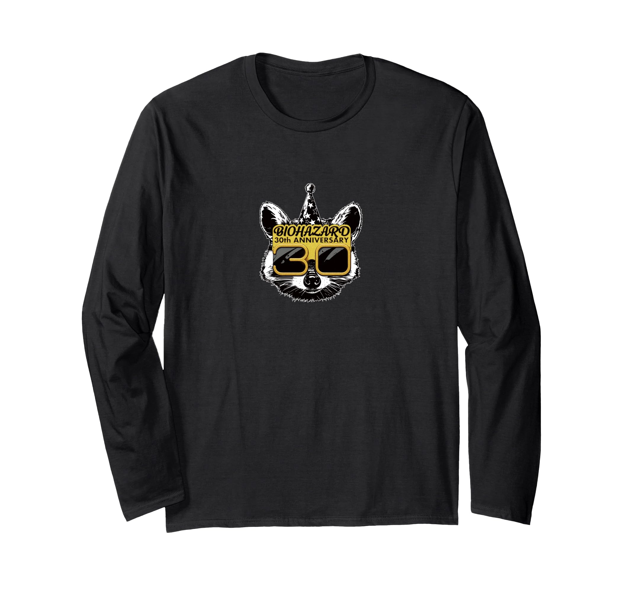 Amazon | バイオハザード30周年 ラクーンくん 長袖Tシャツ | Tシャツ