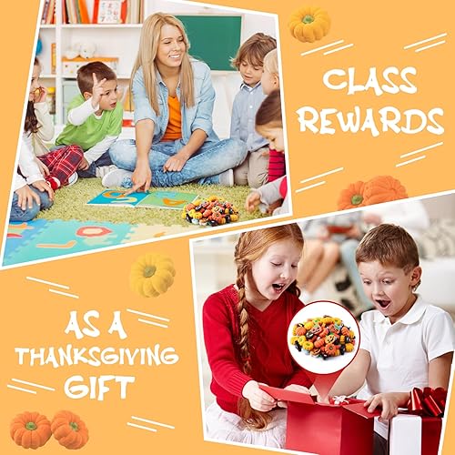 Miniatura 6 de 100 borradores de calabaza de Halloween a granel para otoño, mini borradores de lápiz, borrador a granel para niños, borrador 3D, dulce o truco de