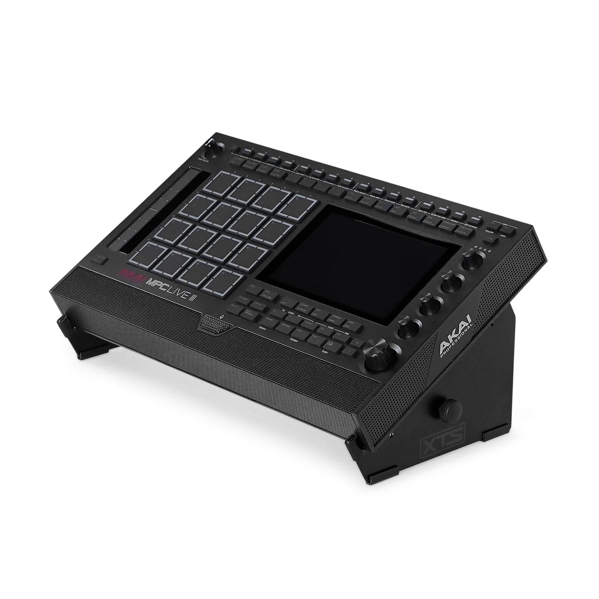XTS Desktop Stand, Large 10.6" - 18.5" Size For Sampler / Synth / MIDI Controller / Drum Machine, Fits Akai MPC Live 3 & MPC Live 2 / Ableton Push 3 / Native Instruments Maschine and more, by Analog Cases