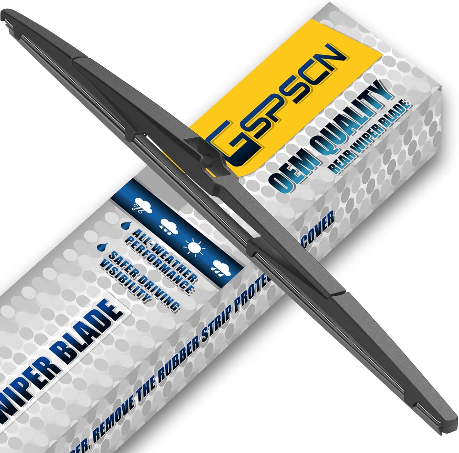 GSPSCN 16" Rear Wiper Blade, Replacement Back Windshield