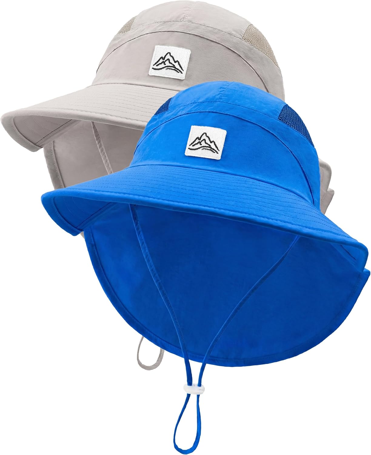 Toddler Baby Sun Hat Kids Sun Protection Summer Outdoor Sun Hats for Boys Girls Beach Fishing Hat Age 0-15 Years