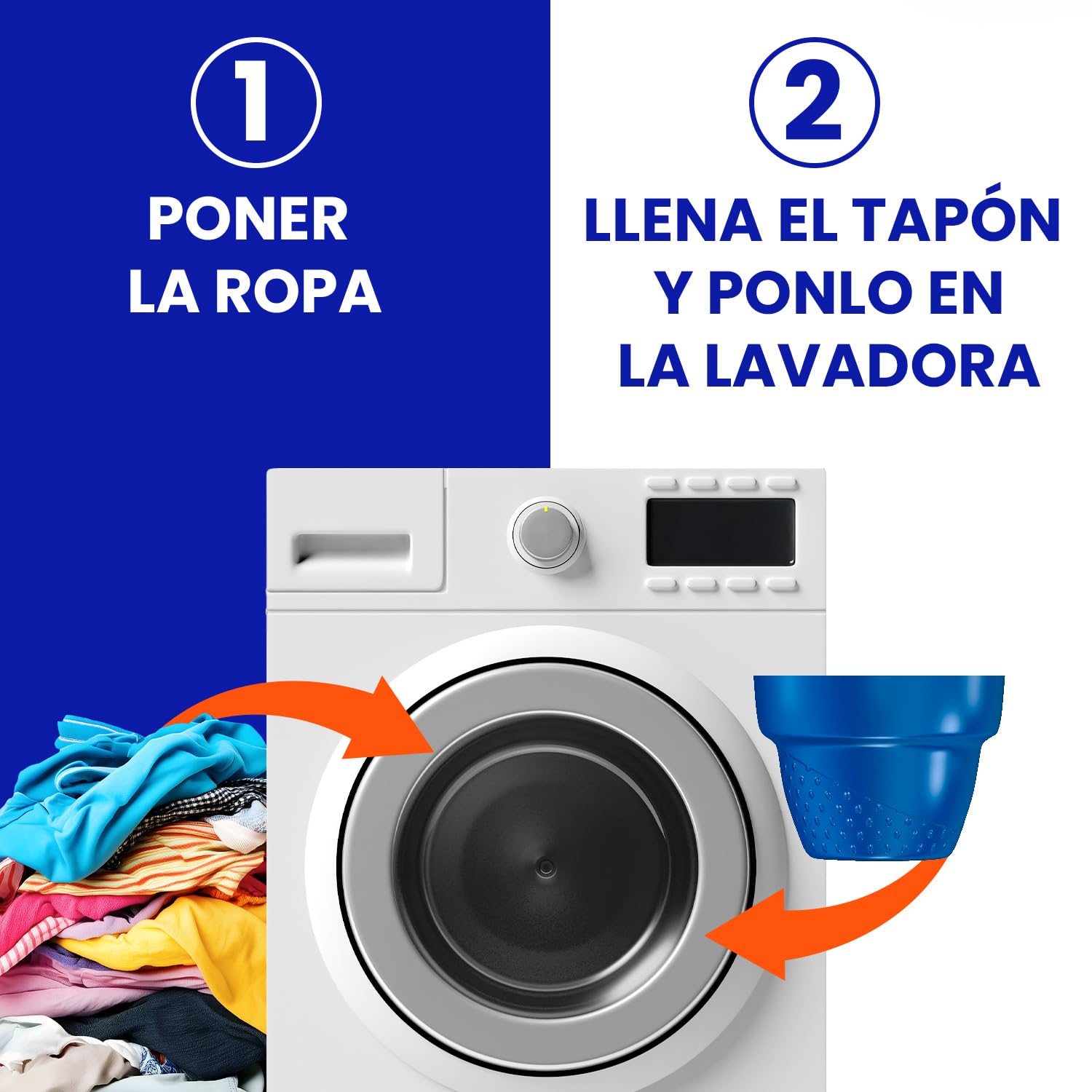 Wipp Express Limpieza Profunda Higiene & Antiolores (40X4) detergente lavadora líquido que combate malos olores, detergente quitamanchas ropa apto para agua fría