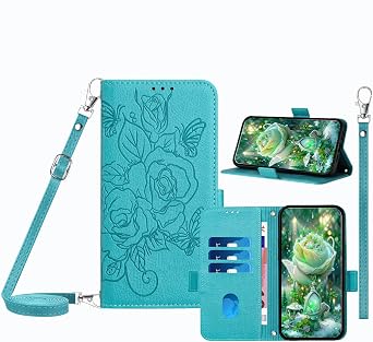 IVY Mi 11 Ultra PU Leather Flip Cover Wallet Case [Rose][Wrist & Shoulder Strap][Card Holder][Kickstand] for Xiaomi 11 Ultra 5G Case - Mint Green