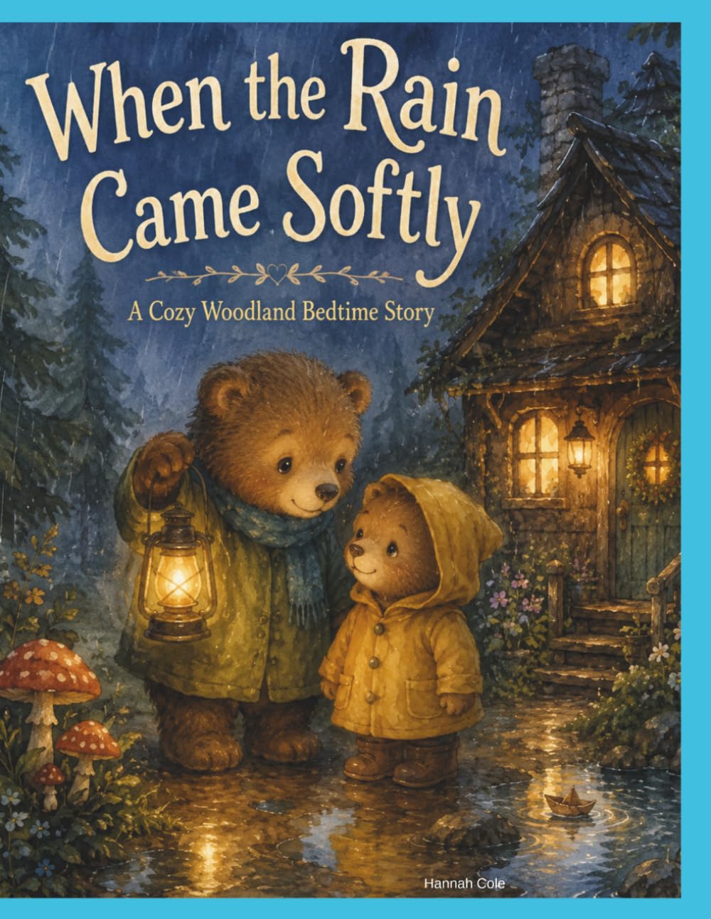 When the Rain Came Softly: A Cozy Woodland Bedtime Story
