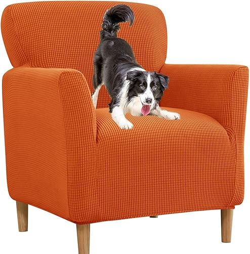 Miniatura 2 de XMAYODS Funda elástica para silla de club, fundas para silla de bañera, funda suave para sillón, protector de muebles extraíble, funda para silla de