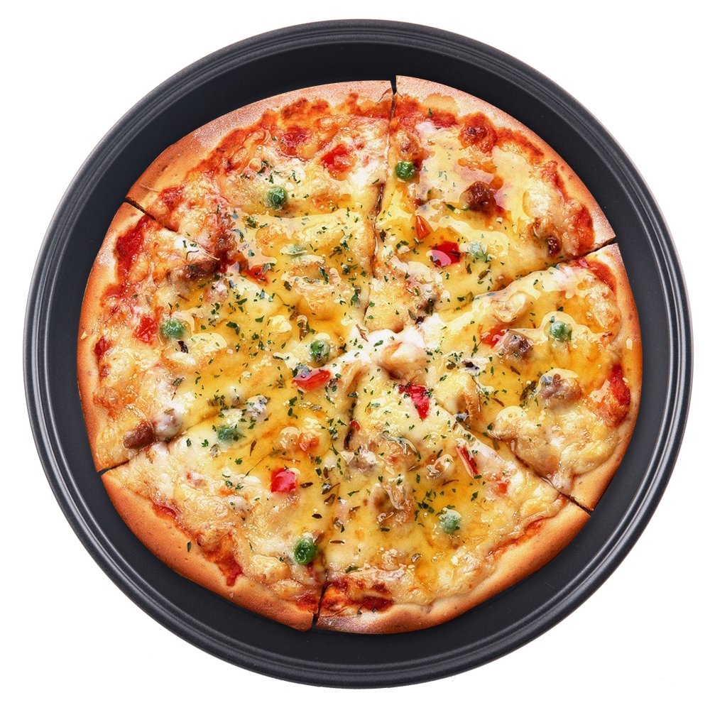 Juego de 4 moldes redondos antiadherentes de 9 pulgadas para hornear en capas para tartas, tartas y pizzas 5
