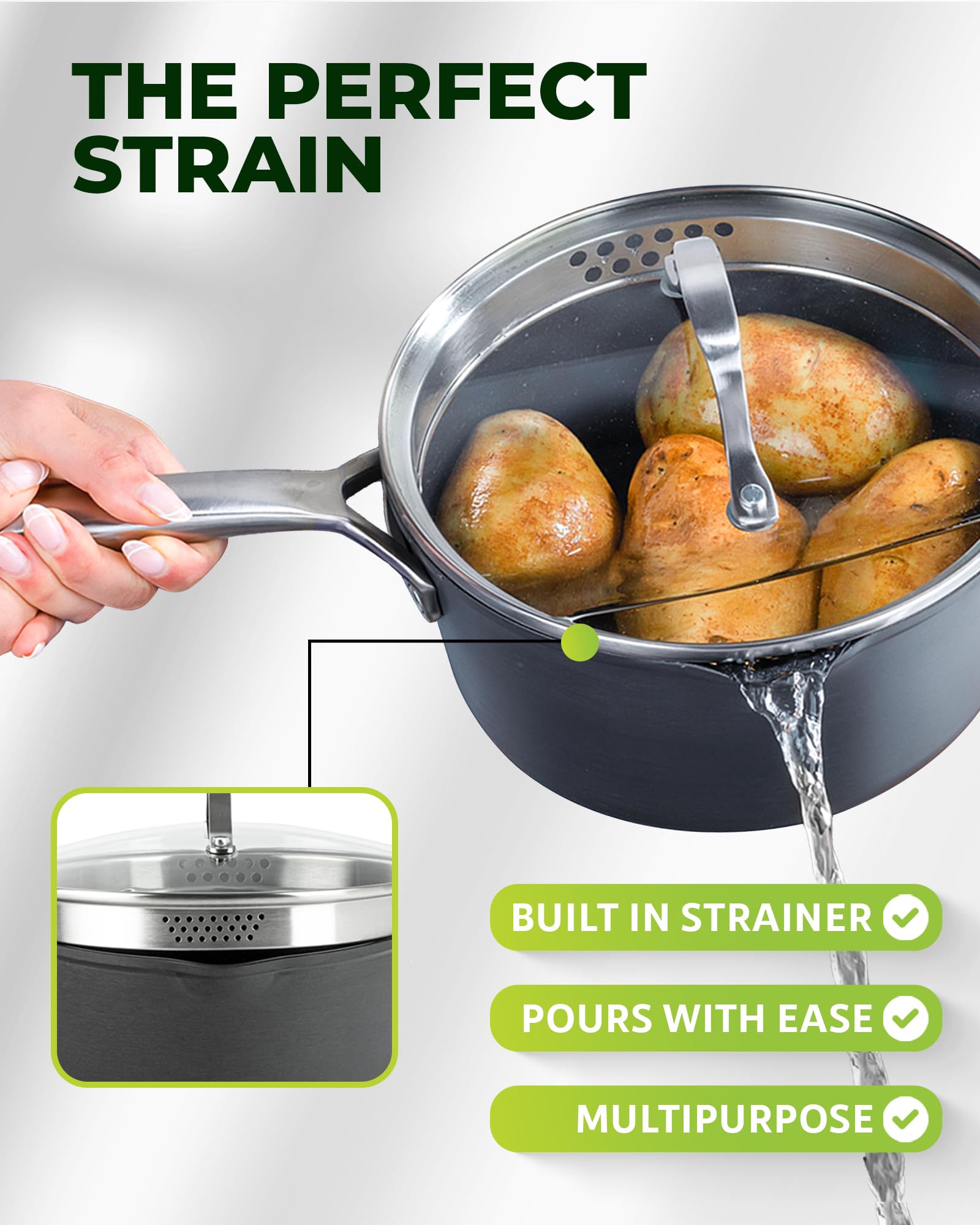 Armor Max 20 Pc Kitchen Pots And Pans Set Non Stick