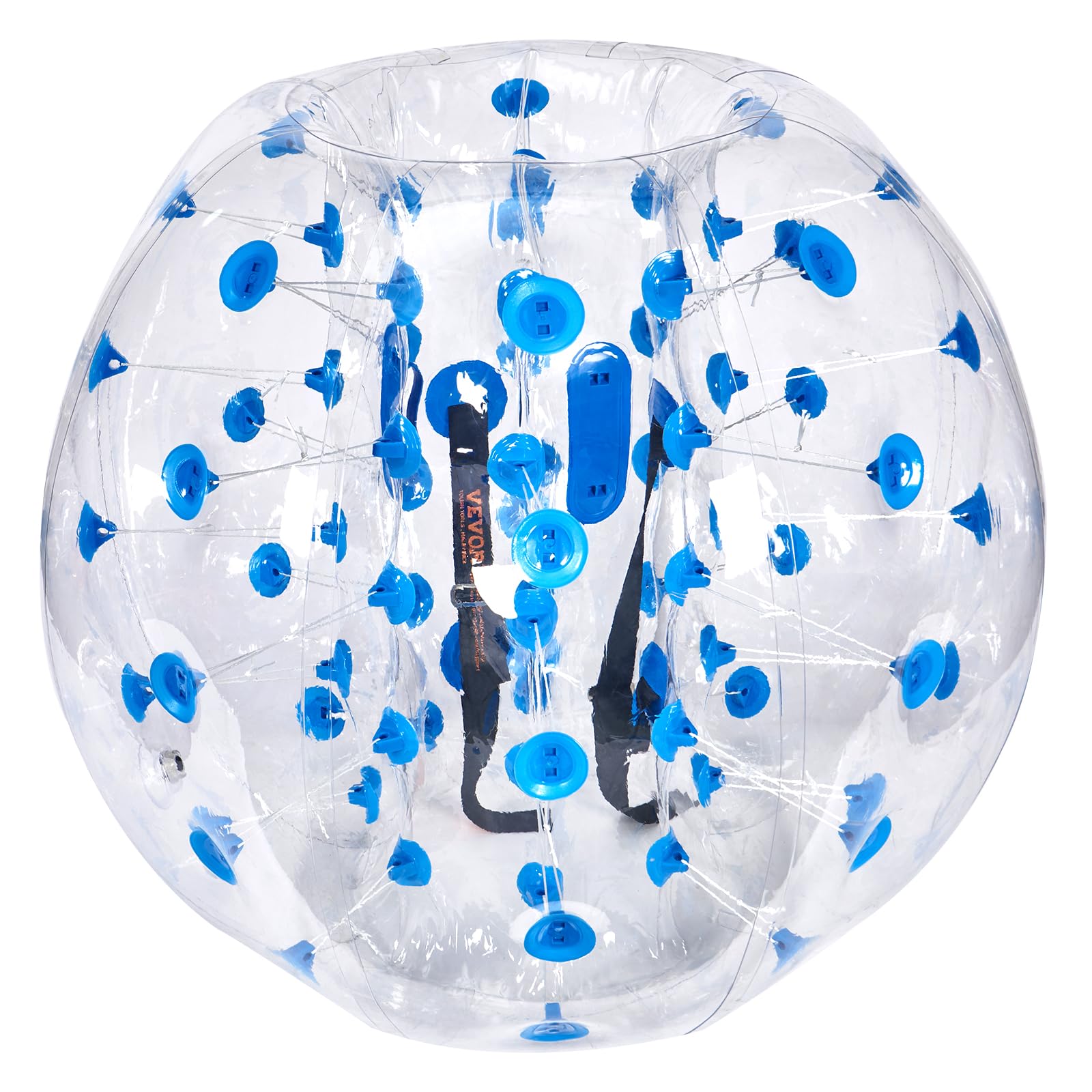 VEVOR Aufblasbarer Bump Ball Bumper Stoßball für Outdoor-Aktivitäten 1 STK. 1,2 m x 1,03 m, Blaue Punkte