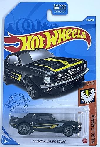 Hot Wheels - Ford Mustang Coupé '67 - Muscle Mania 2/10 [Negro] #192/250