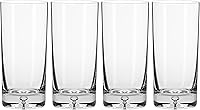 Vista 2 de Barski Highball - Vaso de vidrio, juego de 4 vasos HB, vasos de Hiball, con burbujas en la parte inferior, vasos para beber, para agua, jugo, vino