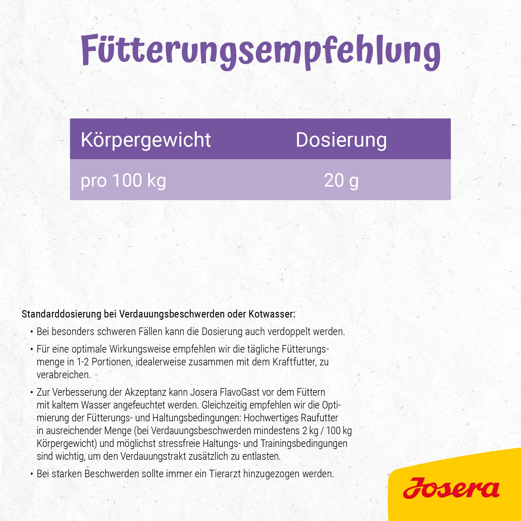 JOSERA Help DarmRelax – FlavoGast | 3kg | Zusatzfutter für Pferde | Pferd | Premium Pferdefutter mit EquiFlavin® für empfindliche Pferde | Wohlbefinden für Magen & Darm | gute Dosierbarkeit