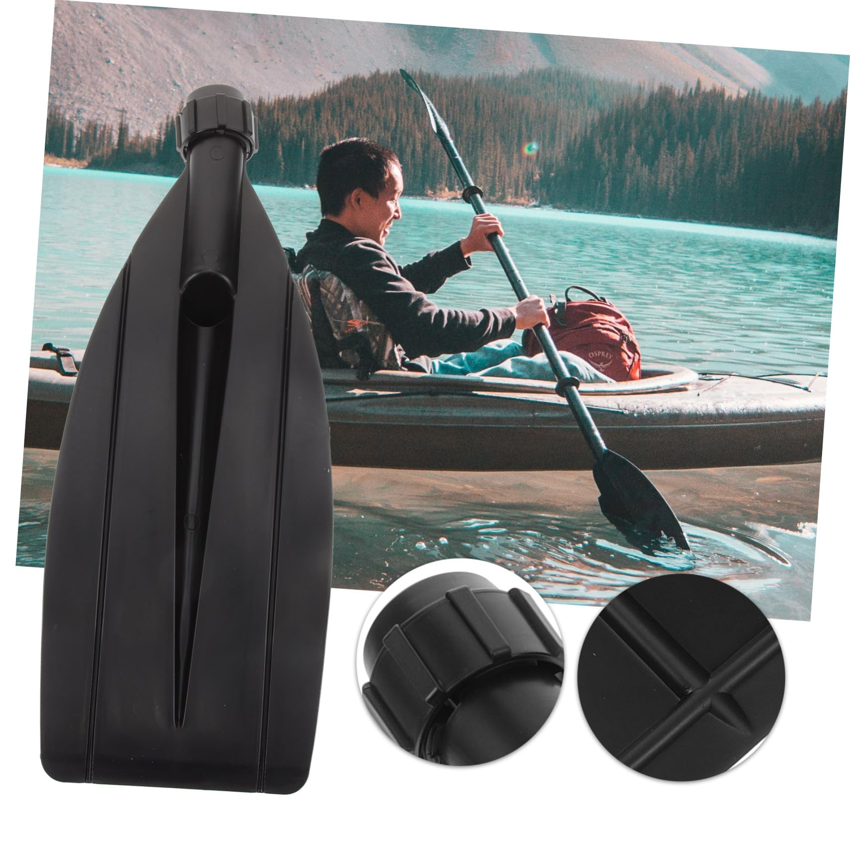 UPKOCH 2pcs Collapsible Paddleboard Boat Kayak Paddle Detachable Paddleboard Accessory for Tubing
