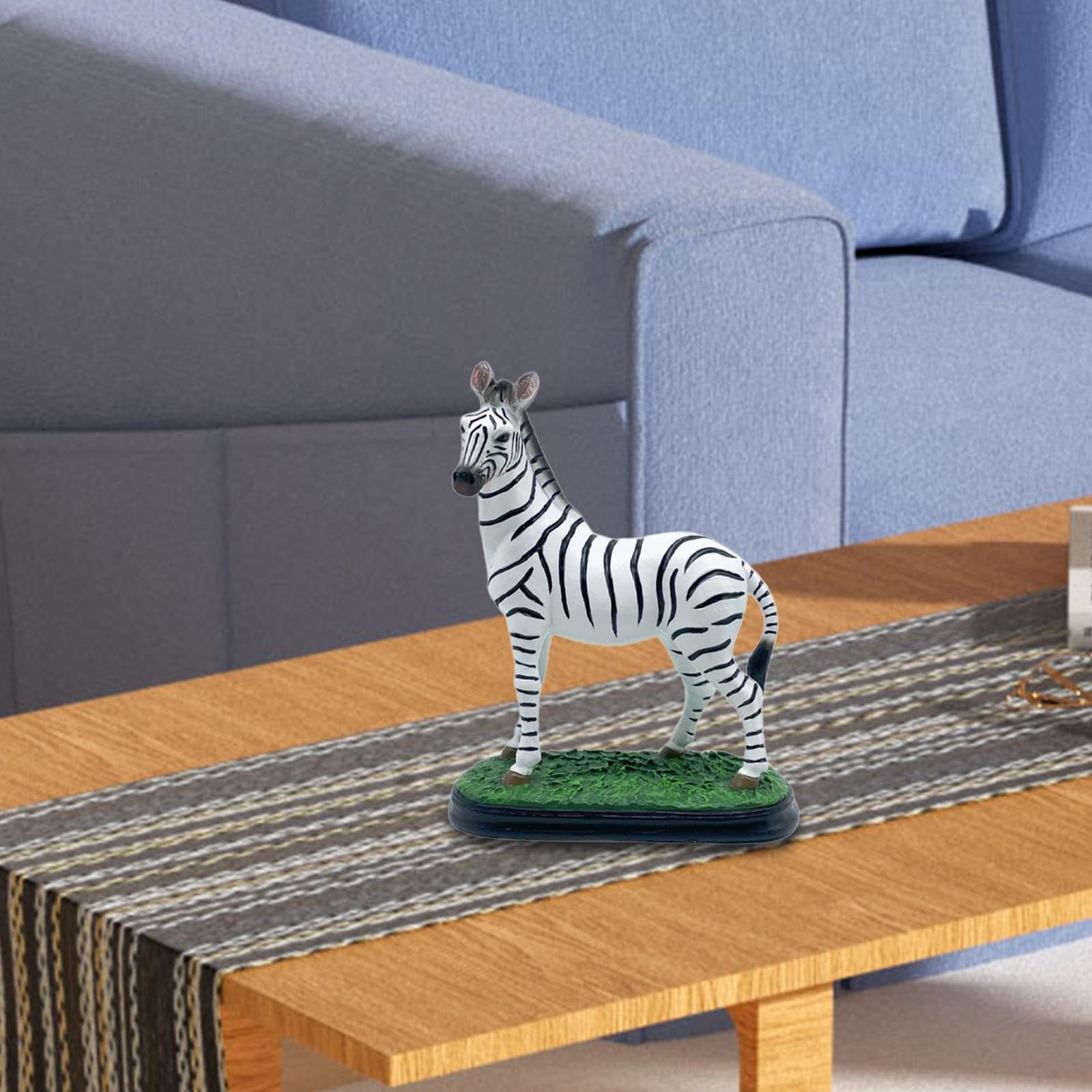 Amazon.co.jp: Generic シマウマの置物 縞模様のシマウマの像 動物の