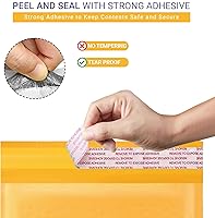 Vista 4 de Sobres pequeños de papel kraft de burbujas de 5 x 10 pulgadas #00 Sobres acolchados autosellables Sobres acolchados de burbujas