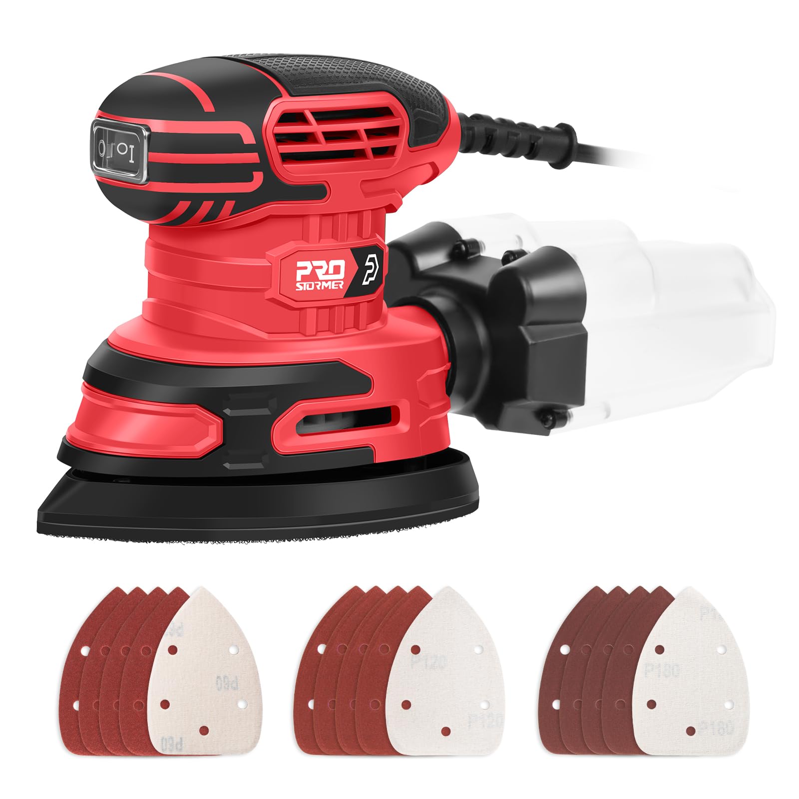Prostormer Detail Sander - 13000RPM Mouse Sander -8 Prostormer Detail Sander - 13000RPM Mouse Sander -8