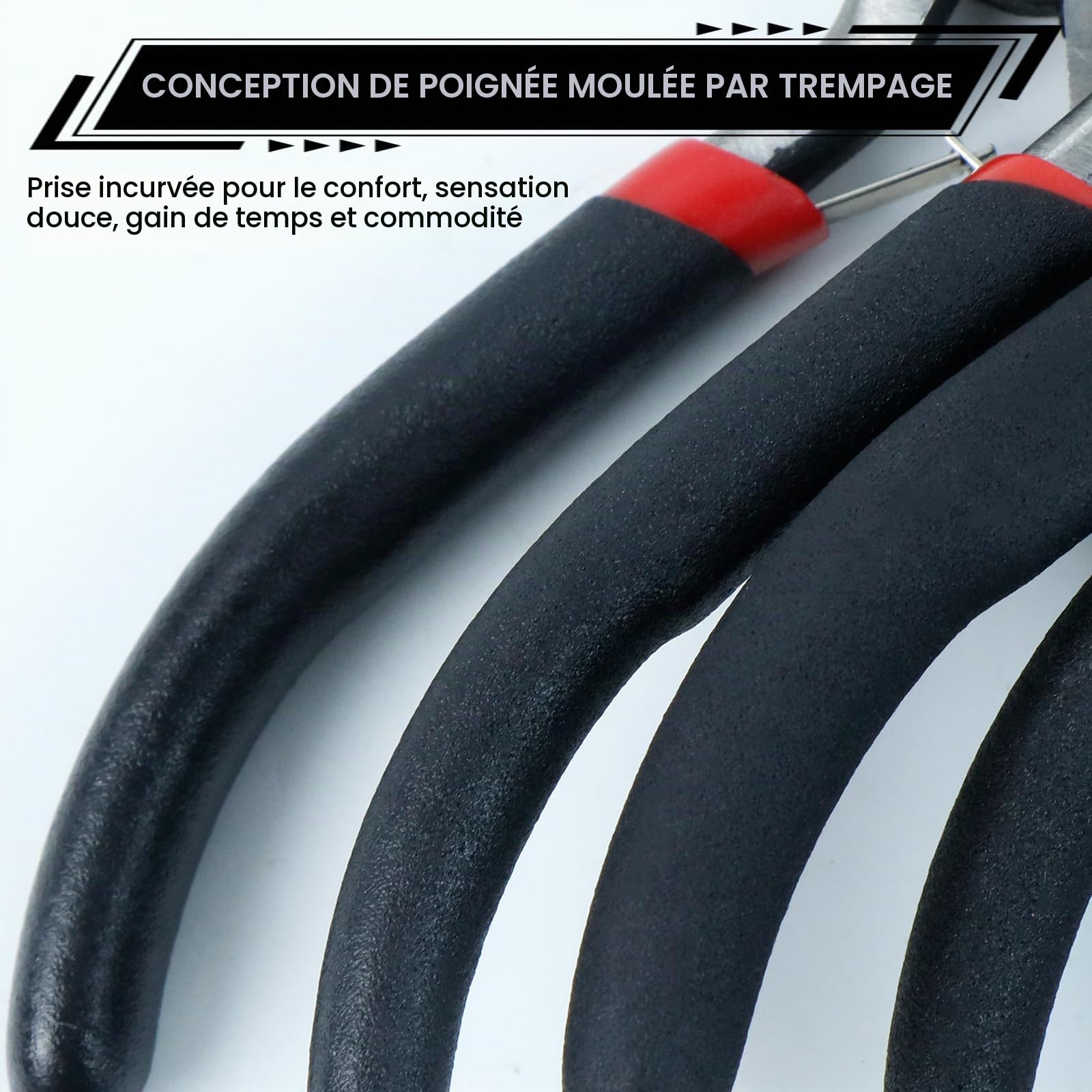 6 pièces mini set de pinces avec sac, contient des pinces pointues et rondes, arc et fil d'acier, pour bricoleurs et enseignants