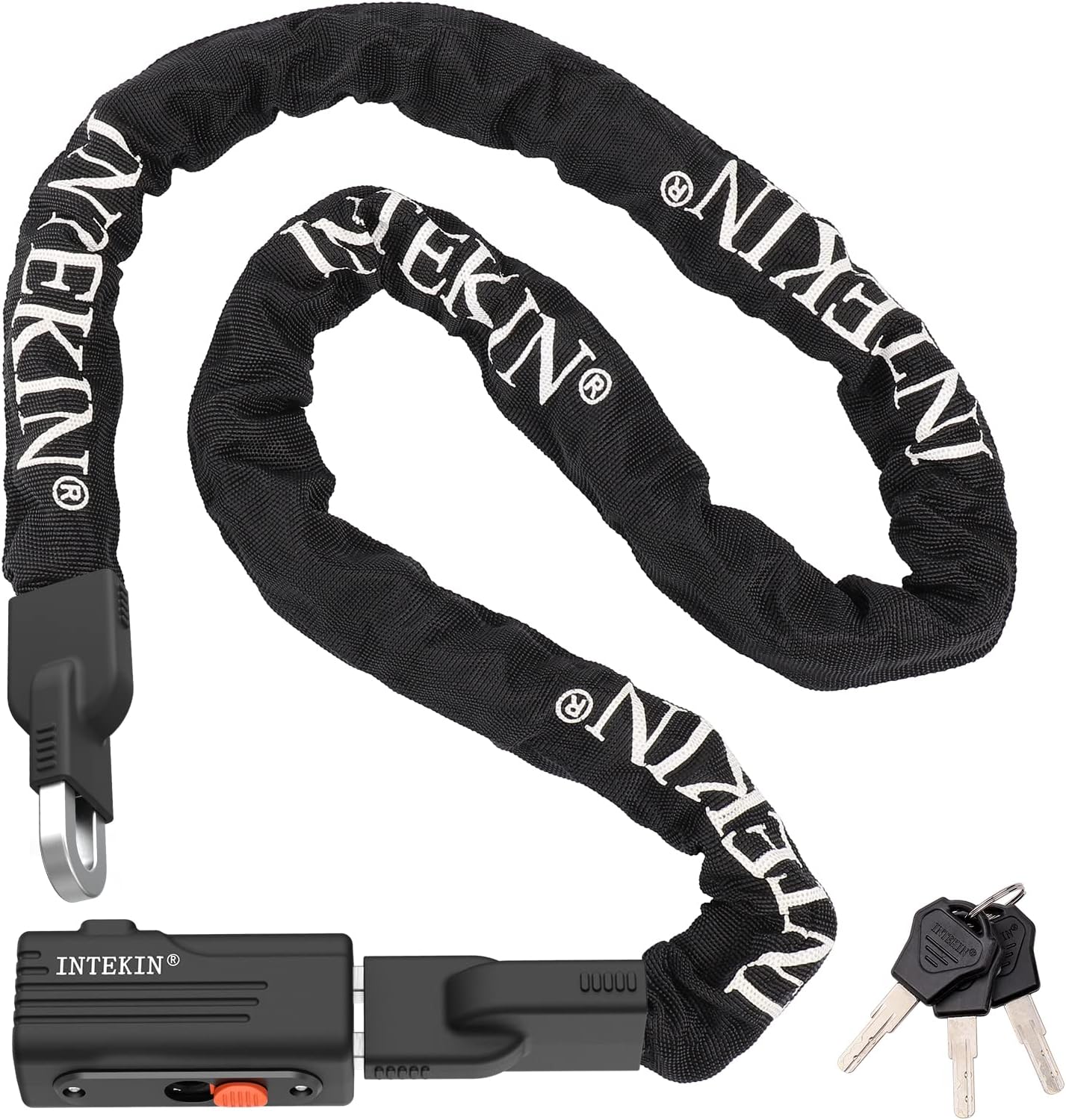 Bike Chain Lock 3FT/4FT/5FT Heavy Duty Bike Lock Anti-Theft Bicycle Chain Lock 8mm/10mm Thicker Bicycle Lock Chain Bike Lock with 3 Keys for Bike, Motorcycle