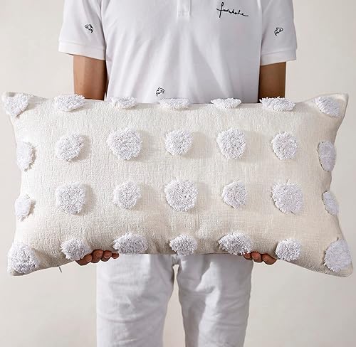 Miniatura 6 de Fundas decorativas de cojín lumbar de 12 x 24 pulgadas, fundas de cojín largas de felpilla súper suave para casa rural, sofá, cama, sala de estar,