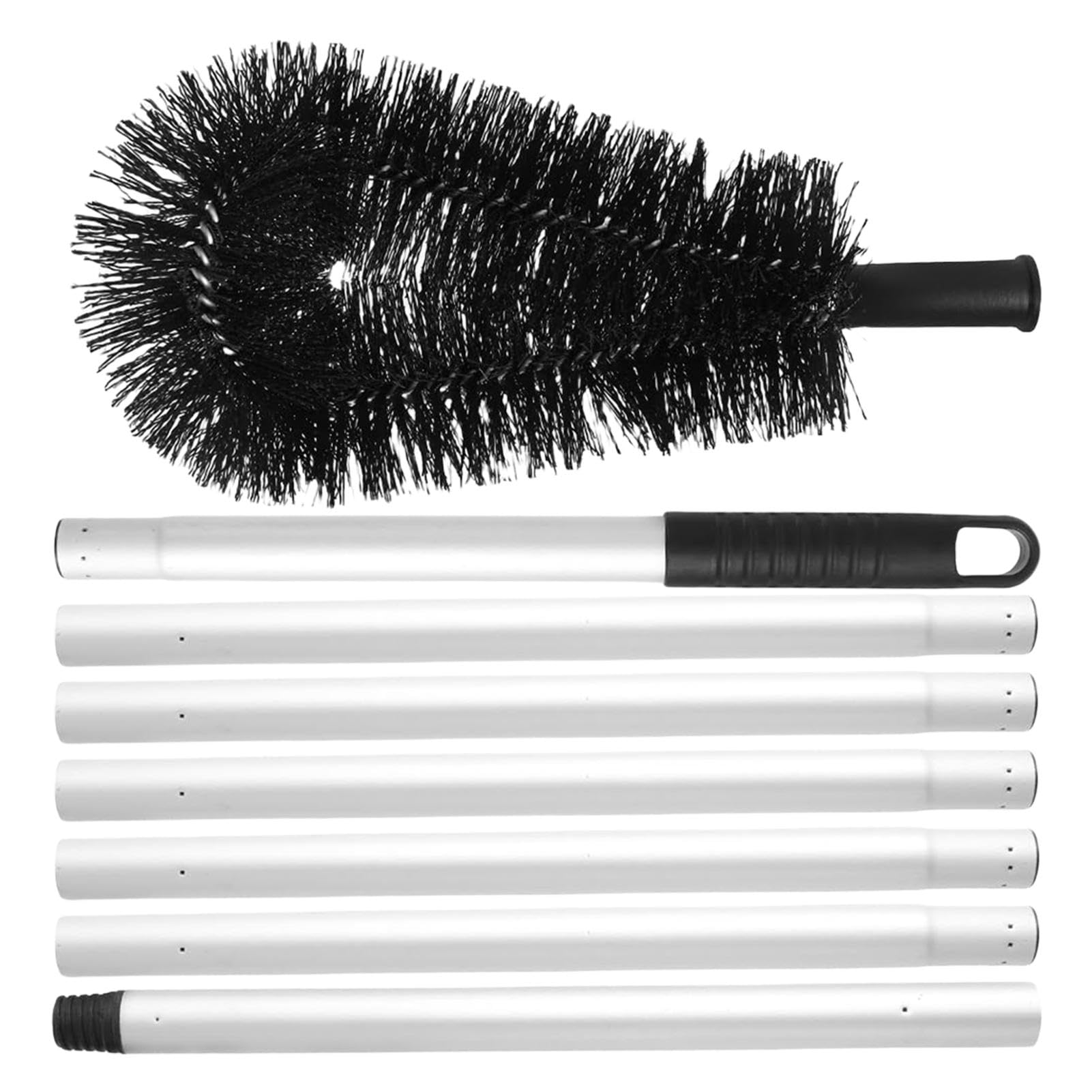 Nettoyage facile pour les feuilles : brosse de gouttière portable et kit balai