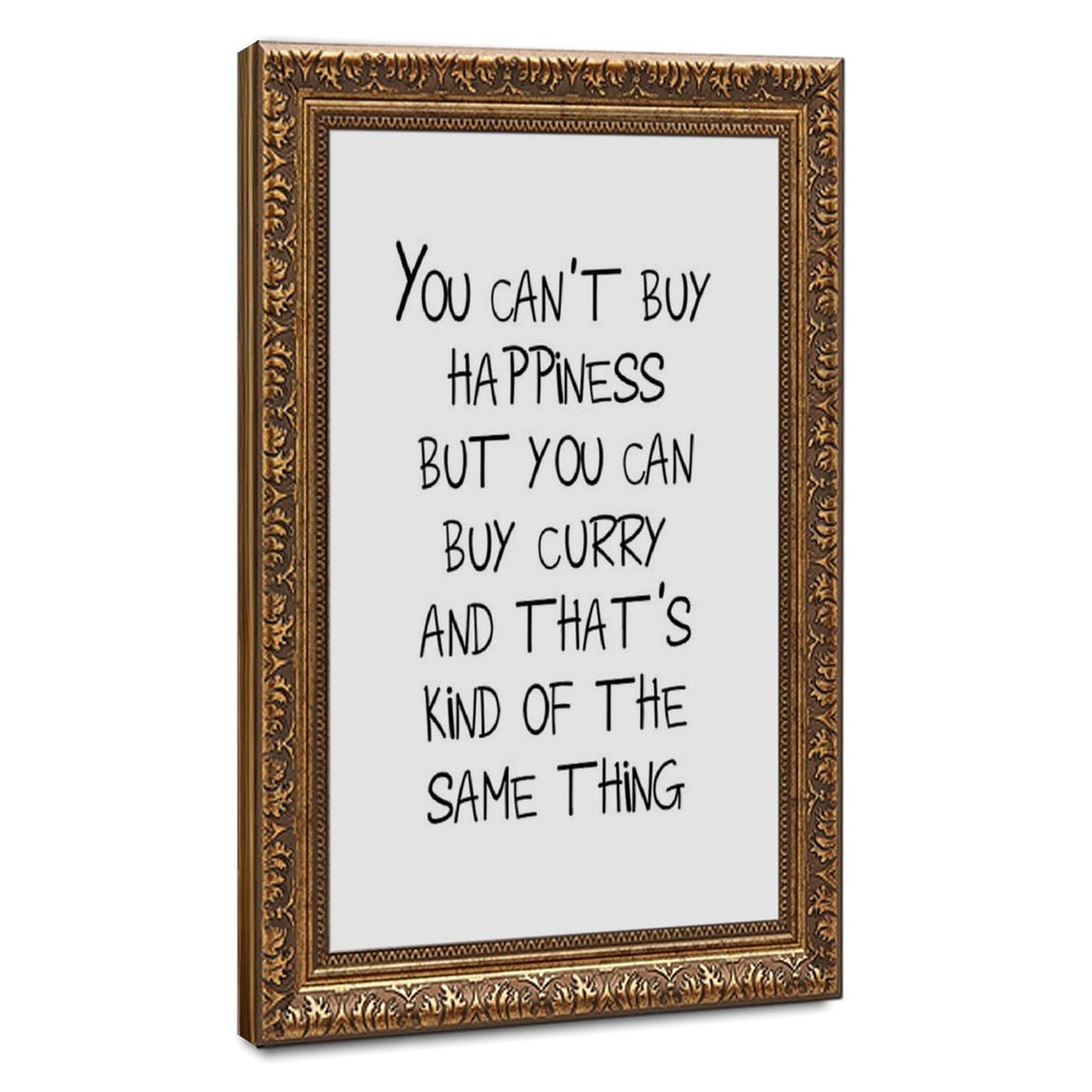 Mnyuein You Can't Buy Happiness Poster Quotes