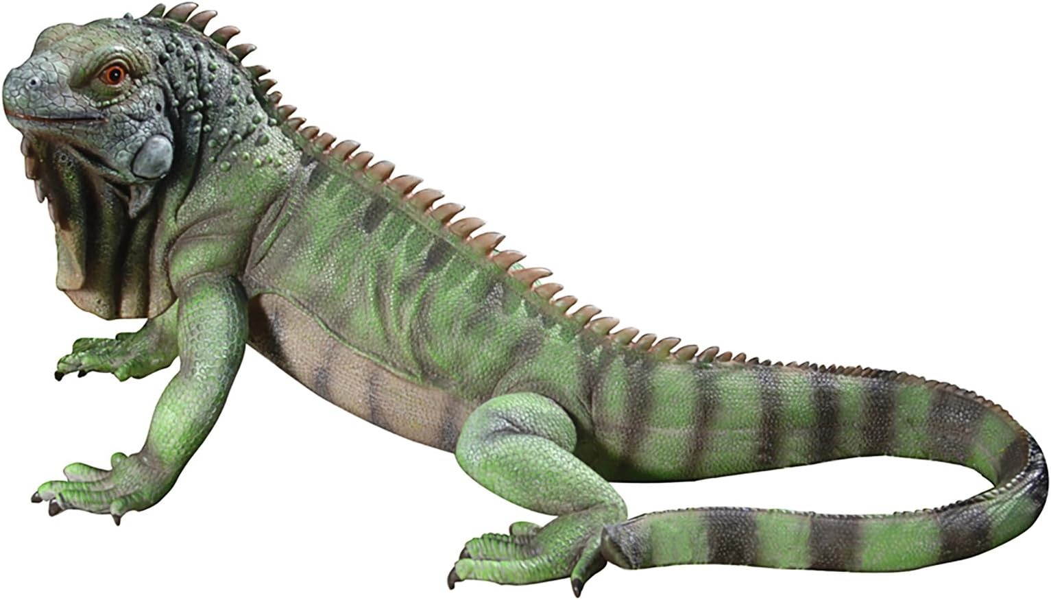 Design Toscano QL56991 Iggy the Iguana Garden Statue, 56 cm, Polyresin, Full Color, Green