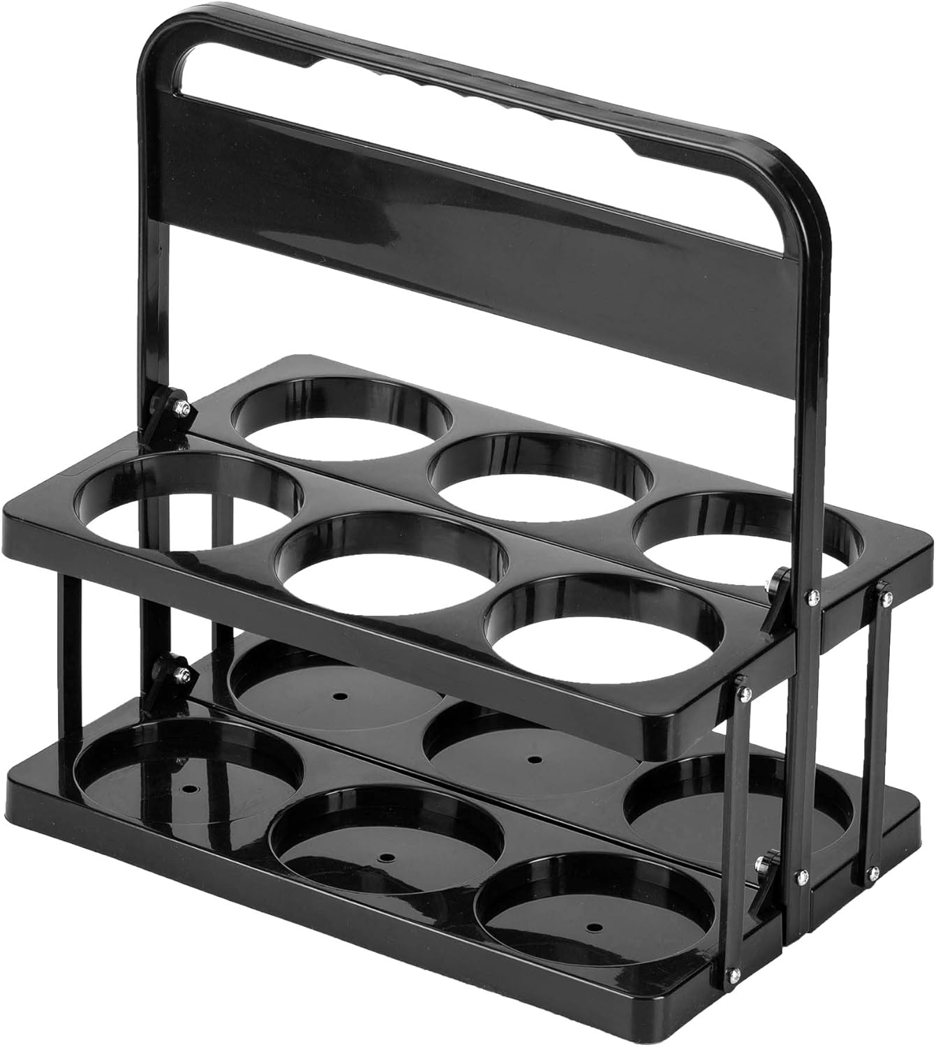 Foldable Cup Holder with Handle, Large Size Plastic Drink