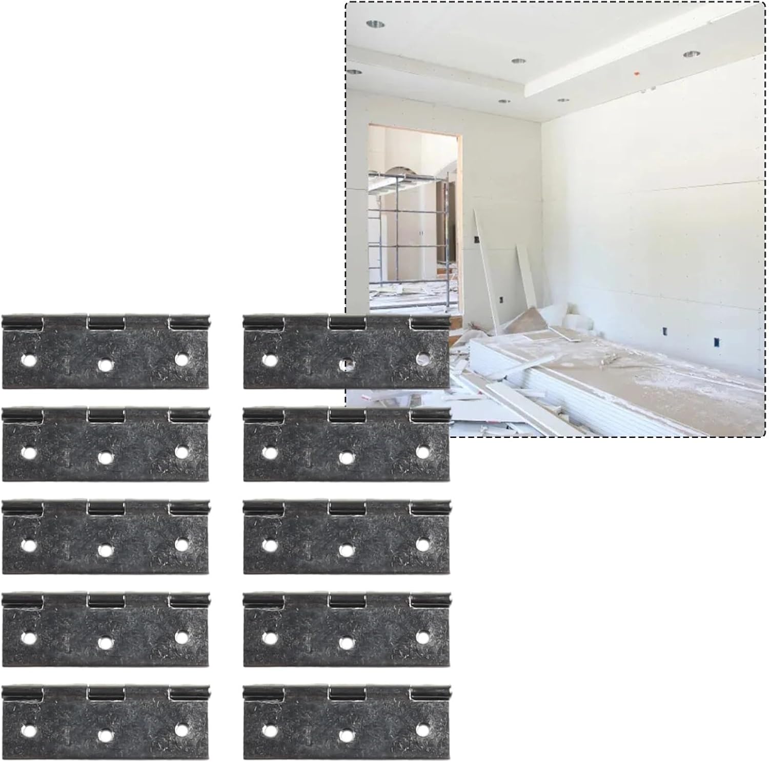 10pcs Stainless Steel Door Hinges 3inch Size Ball Bearing Butt High Gloss Polished and Suitable for Various Door Types