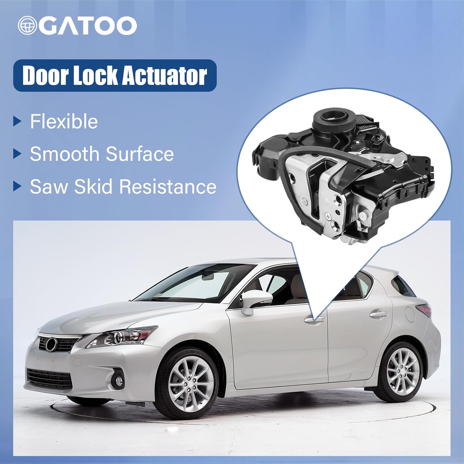 Door Lock Actuator Motor Front Left Driver Side Fit for Toyota Camry Corolla Sequoia Tundra Sienna Matrix 4Runner Lexus ES350 GS350 Scion xB 2006 2007 2008 2009 2010 2011 2012 2013 2014 2015 2016