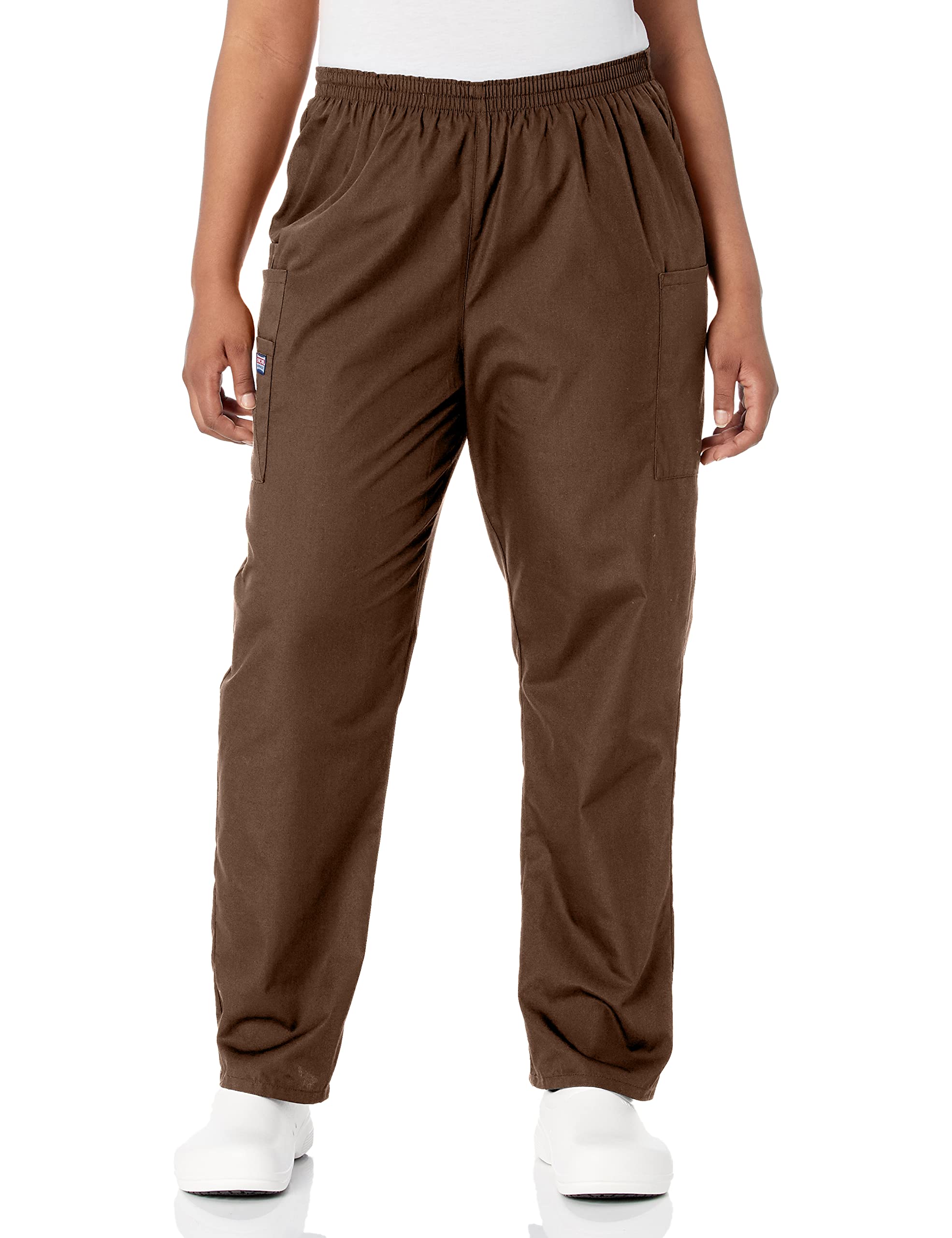 CHEROKEE womens Workwear Scrubs Pull-on Cargo Pant Workwear Elastic Waist Cargo Scrubs Pant (pack of 1)