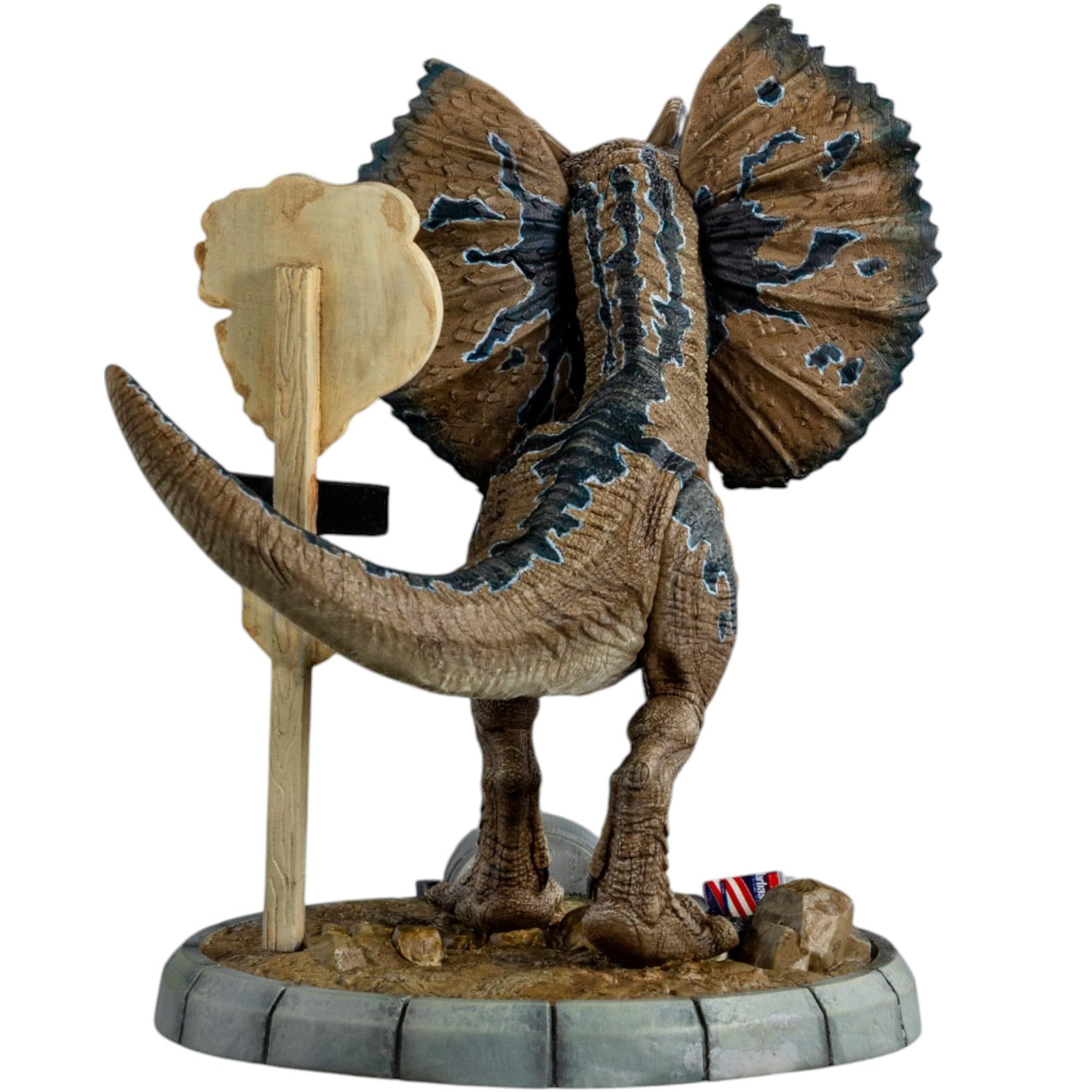 Iron Studios Mini-Statue, Dilophosaurus, Jurassic Park, 15,3 cm