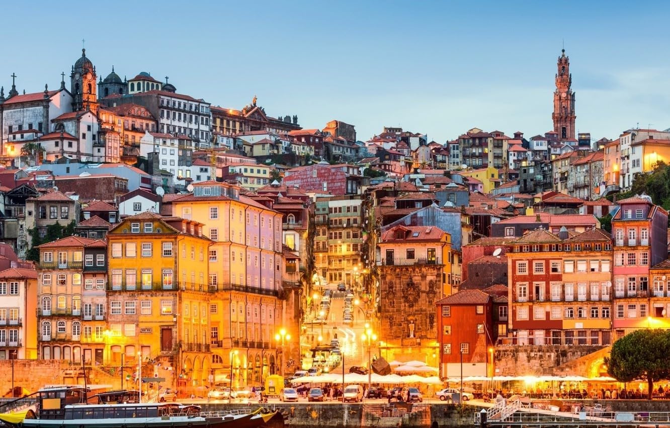 Adult Jigsaw Puzzle 1000 Piece, Portugal Porto City Panorama Jigsaw Puzzles 26x38CM — image 1