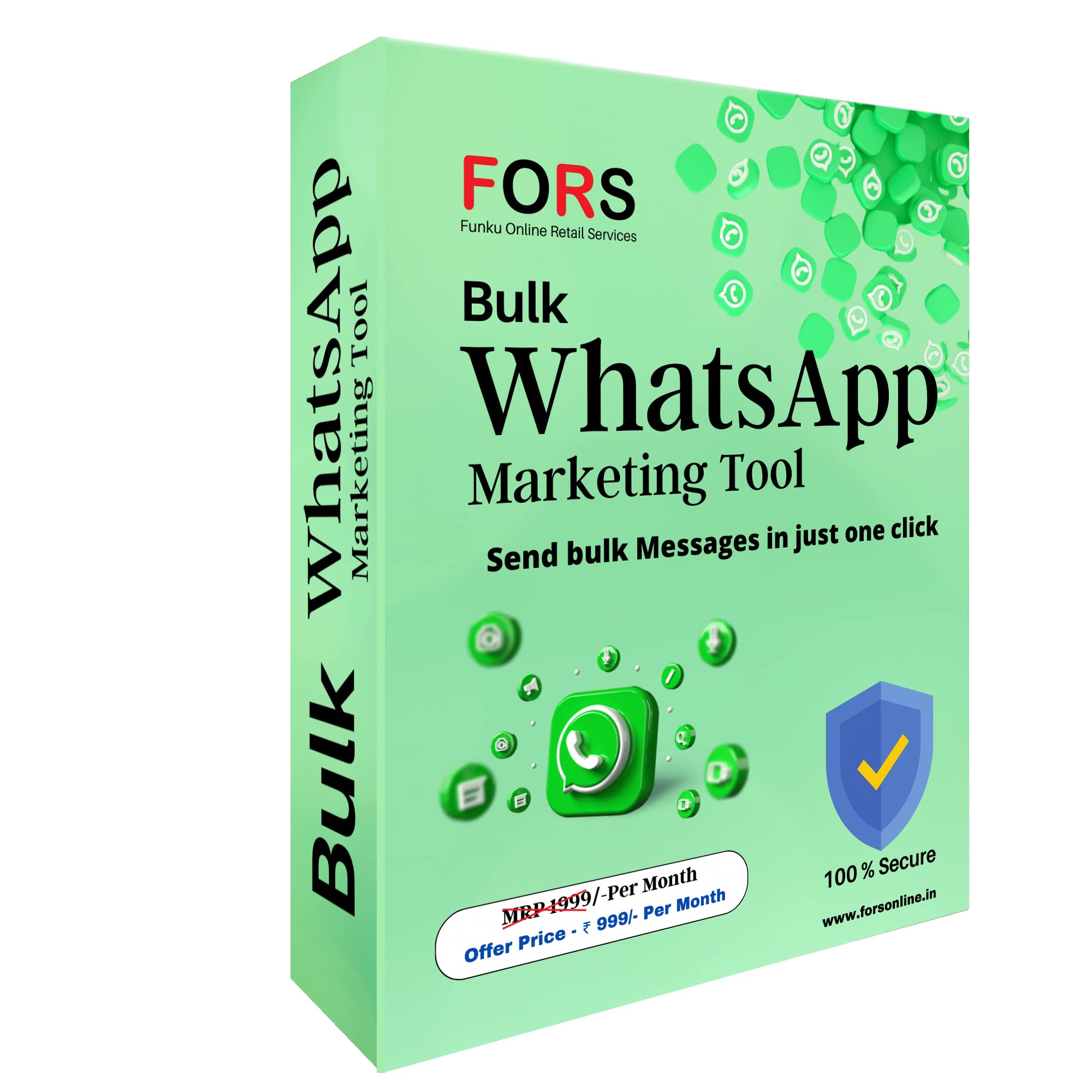 Funku Fashion FORS Whatsapp Bulk Messaging Tool WA Bulk Whats App Sender - Send Video, Images, Documents In Bulk, 1 Month Subscription-image-10