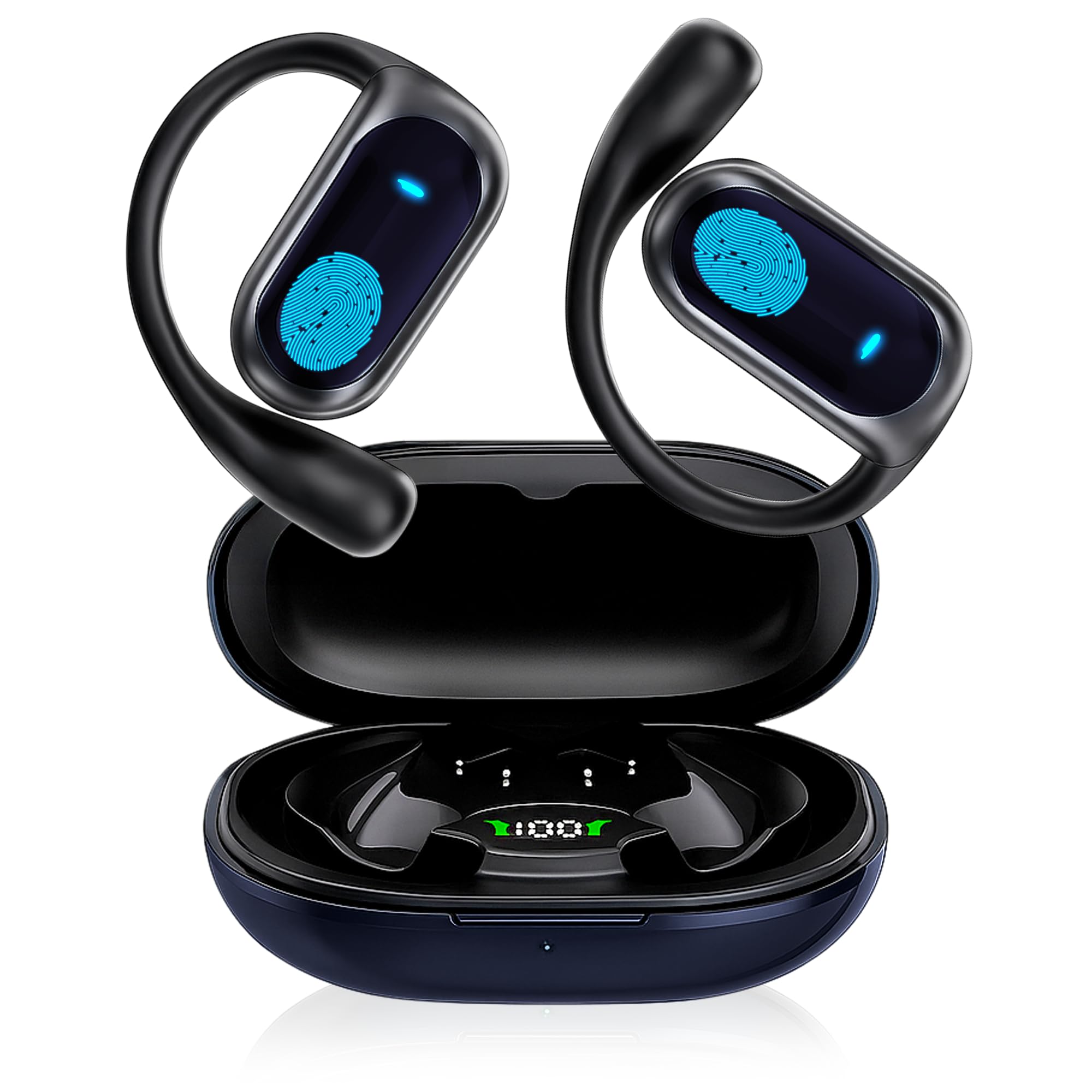 AI Translation Earbuds with 168 Languages, Bluetooth 5.4, Real-Time Voice Translation, HD Calling, Long Battery Life – Wireless Language Translator