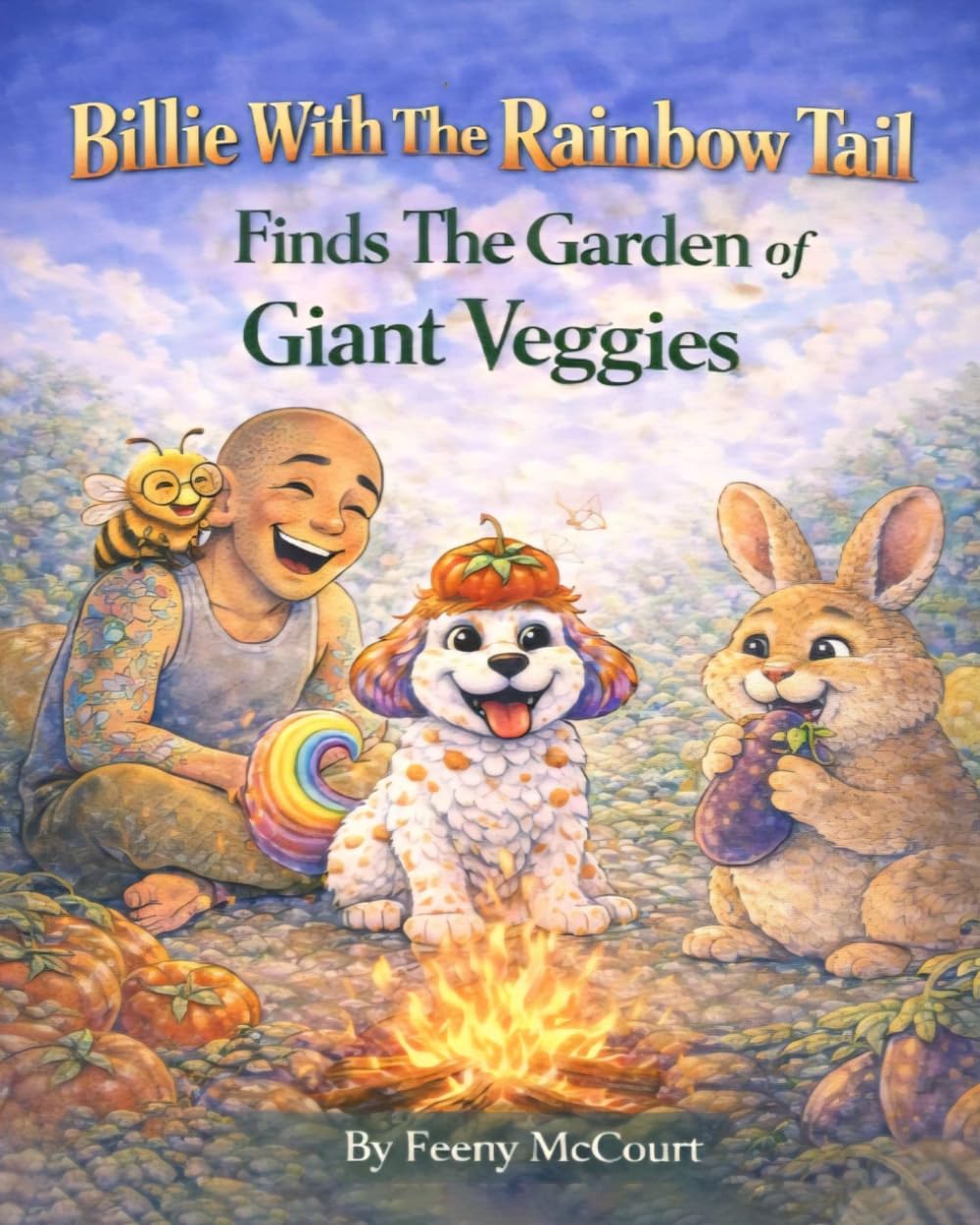 Billie With The Rainbow Tail Finds The Garden of Giant Veggies