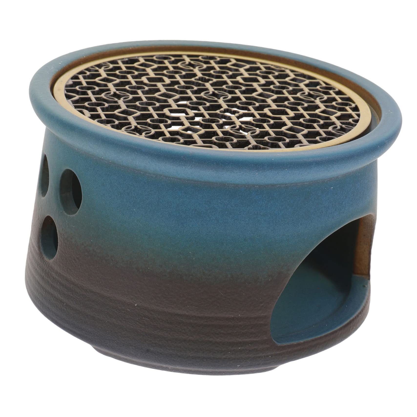 PRETYZOOM Ceramic Tealight Candle Warmer Wax Melt Burner for Teapot Heating Modern Design for Home and Romantic Atmosphere Present for Housewarming and Birthdays