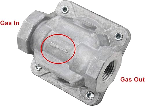 Miniatura 7 de Maxitrol regulador de presión para gas natural 34 pulgadas FTP tubo de gas de entrada y salida 12 PSI 3 -6  WC 52-1011