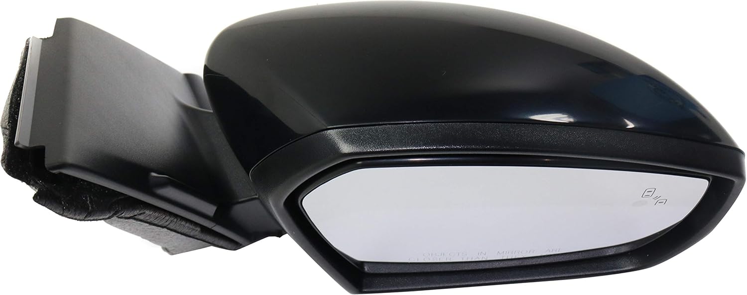 Kool Vue Passenger Side Power Heated Mirror for Ford Escape 2017-2019 With Signal Light, Blind Spot Monitor, Memory & Puddle Lamp Paintable
