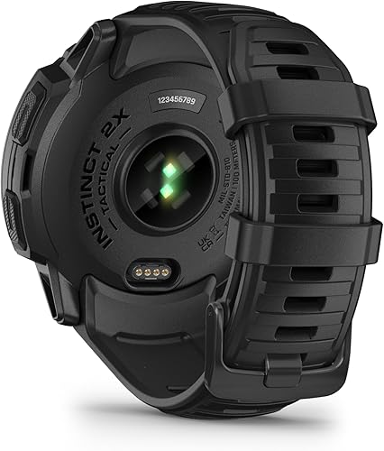 Miniatura 8 de Garmin Instinct 2X Solar - Edición táctica, reloj inteligente GPS resistente, linterna integrada, calculadora balística, capacidad de carga solar,